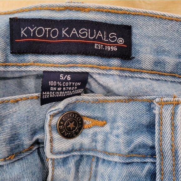 Vintage High Rise denim Jean Capris by Kyoto Kasuals - Picture 14 of 14